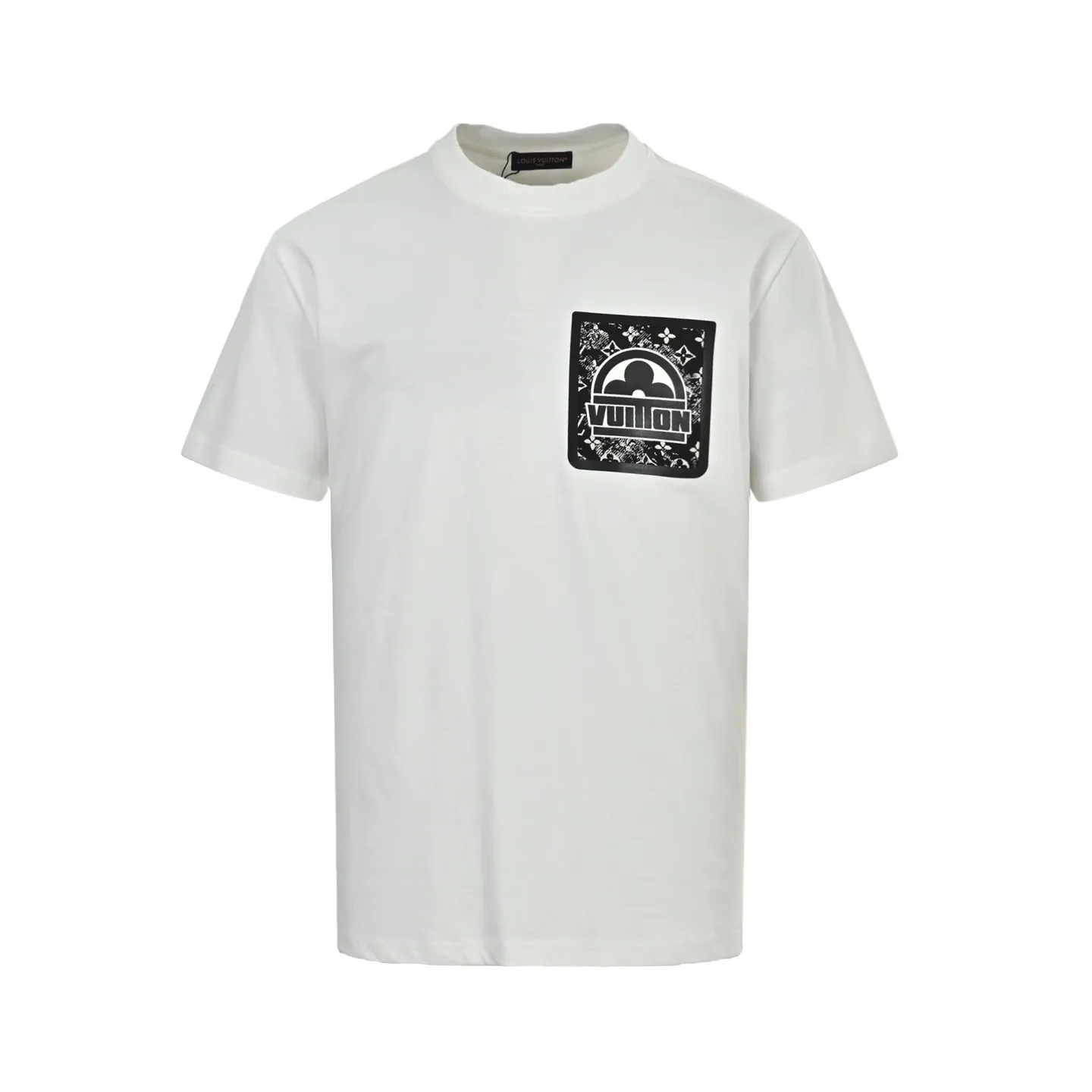 Louis Vuitton/Louis Vuitton presbyopic fake pocket printed short sleeves